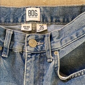 BDG High-Rise Baggy Jeans - Light Blue